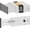 White, variant on Bamboo Drawer Dividers 6 Pack, Adjustable Drawer Dividers and Organizer, 11-17 Inch Dresser Drawer Organizers