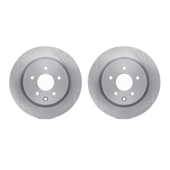 Dynamic Friction Company Rear Brake Rotors 6002-67055