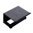 thumbnail image 1 of Soporte de papel higiénico Yjmei de aluminio negro con estante Para teléfono móvil, 1 of 4