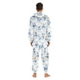 thumbnail image 7 of joogoo Snowman Snowflake Unisex Adults Onesies Pajamas Jumpsuits L, 7 of 7