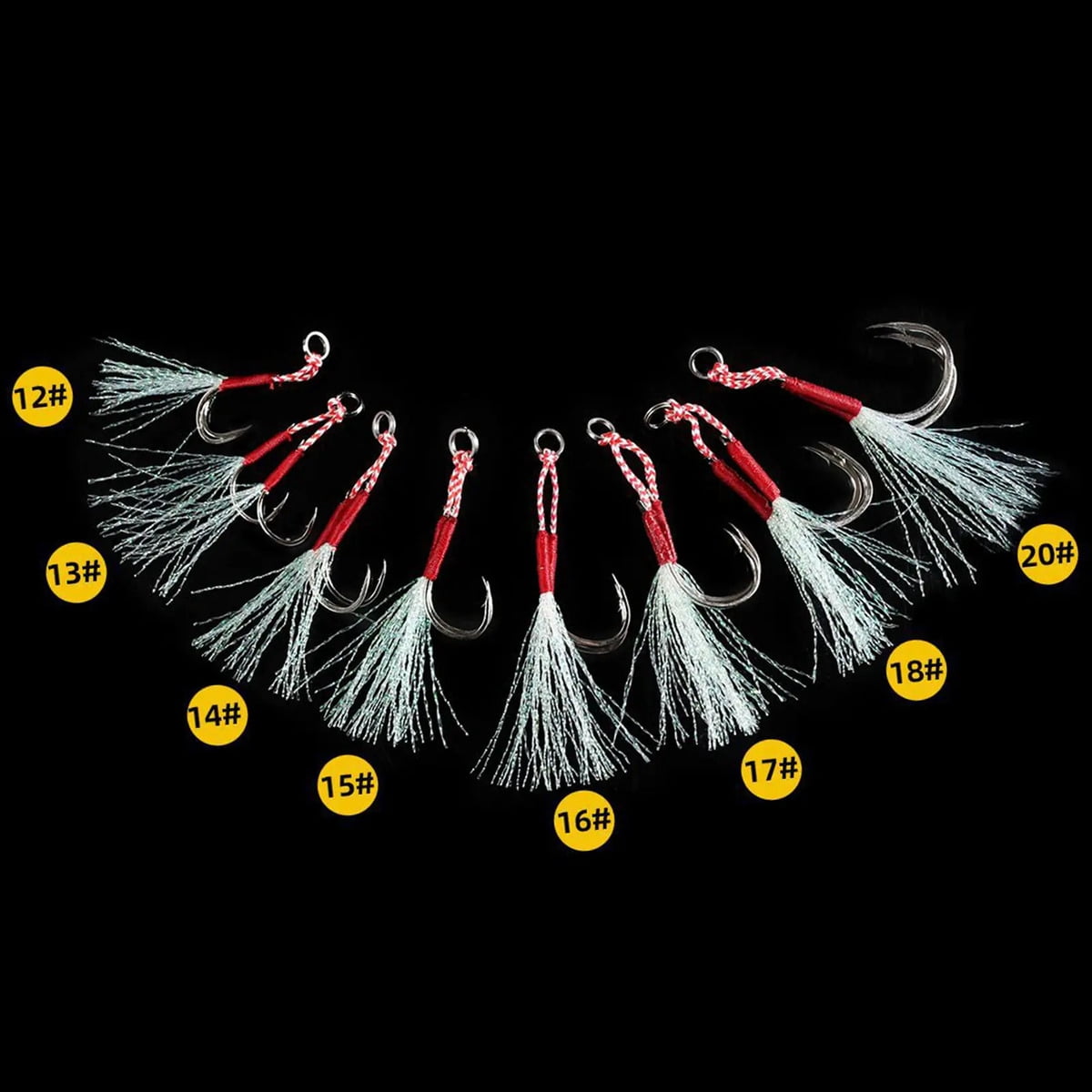 1 piece of barbed carp hook