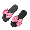 thumbnail image 6 of ShiShine Womens Bow Accent Slide Sandals Comfortable Flat Slip On Casual Shoes for Beach and Daily Outdoor Wear, 6 of 6