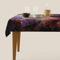 thumbnail image 2 of Galaxy Tablecloths Polyester Table Cloth for Kitchen Dinning Table Washable Table Cover for Parties Wedding Picnic, 2 of 6
