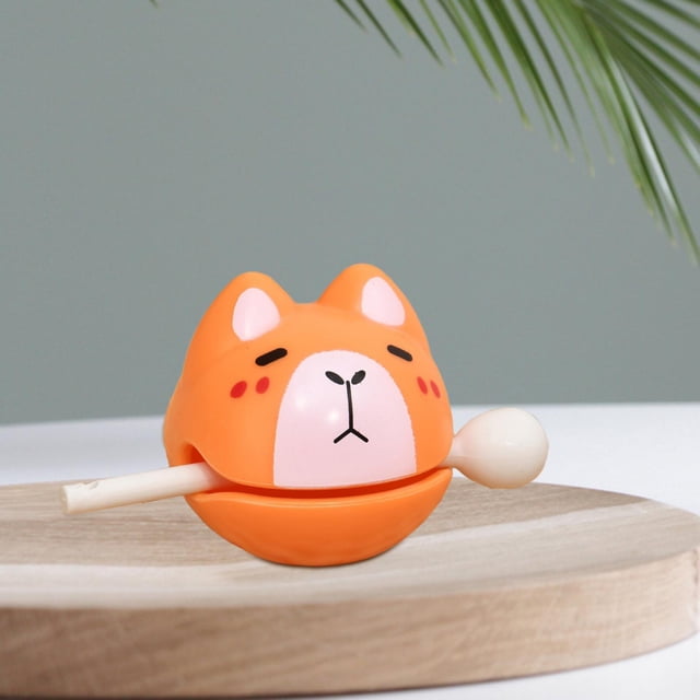 Instrumento de percusión de madera perfke tambor de meditación naranja