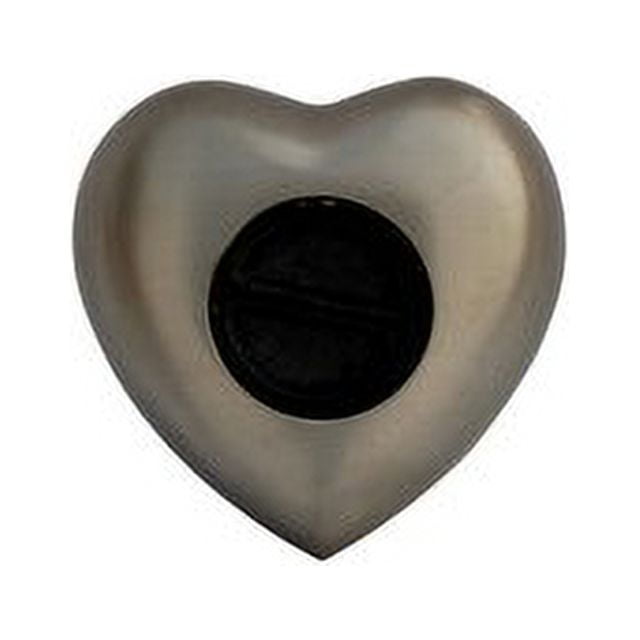 SHREYAS Heart Shaped SILVER GOLDEN FOOTPRINTS Cremation URNs for Human & Pet Ashes Keepsake Vase Highly Durable