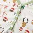 thumbnail image 4 of Christmas Family Matching Pajamas Christmas Pjs Holiday Nightwear Sleepwear Sets Long Sleeve Pjs STYLE A Green XXXL, 4 of 7