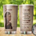 thumbnail image 4 of Black Queen Tumbler, Dear Self I Am The Storm The Be Brave Tumbler, Gift For Black Girl, Black History Month Gift, Strong Woman Tumbler, Black History Tumbler, 4 of 6