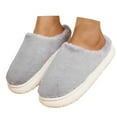 thumbnail image 3 of Gaexia Slippers for Women Fuzzy,Cozy Lined Slippers for and Indoor Outdoor Winter Warm Soft Comfortable On Shoes,Outdoor Slippers, 3 of 7