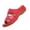 Red, variant on Orthopedic Wedge Sandals for Women Arch Support Shoes with Hook and Loops Outdoor Soft Rubber Platform Slip on Slides Blue 8.5