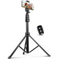 thumbnail image 1 of Aureday 62 Phone Tripod Accessory Kits, Camera & Cell Phone Tripod Stand with Wireless Remote and Universal Tripod Head Mount, Perfect for Selfies/Video Recording/Vlogging/Live Streaming, 1 of 5