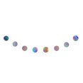 thumbnail image 1 of kurtrusly Disco themed colorful circular paper decal banner, 1 of 9