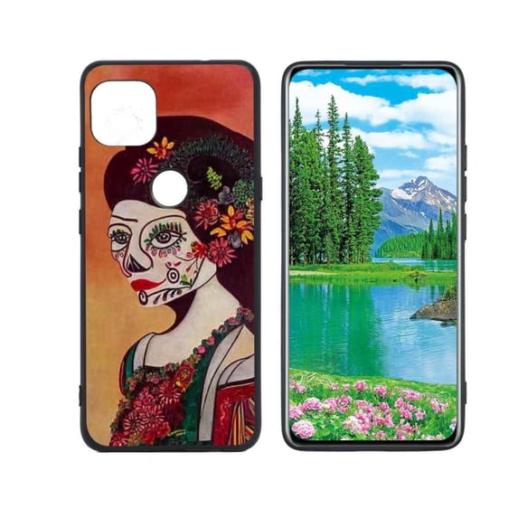Compatible with Moto One 5G Ace Phone Case, Mexican-Art-10 Case Silicone Protective for Teen Girl Boy Case for Moto One 5G Ace