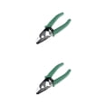 thumbnail image 4 of Methold Pelacables de fibra Mango antideslizante Abrazadera Alicates pelacables Acero Profesional Portátil de bolsillo Herramienta de mano de Verde 2piezas, 4 of 6