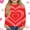 007Red, variant on Girls Tie Dye T Shirts Long Sleeve Heart Printed Loose Crewneck Casual Tunic Tops Trendy Kids Teens Pullover Cute Blouse