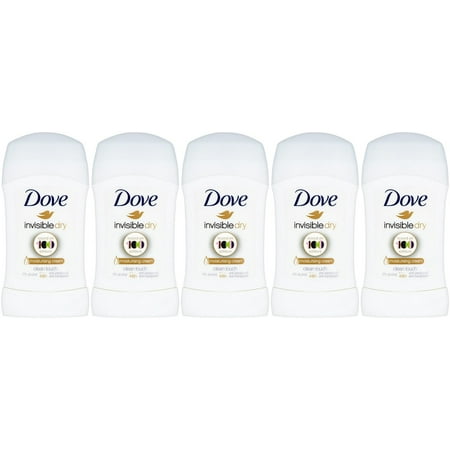 Dove Invisible Dry Antiperspirant Stick 40 Ml / 1.4 Ounce (Pack of 5)