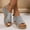 Silver, variant on Viluyesy Womens Espadrilles Sandals, Platform Sequin Wide Width Casual Wedge Shoes Black