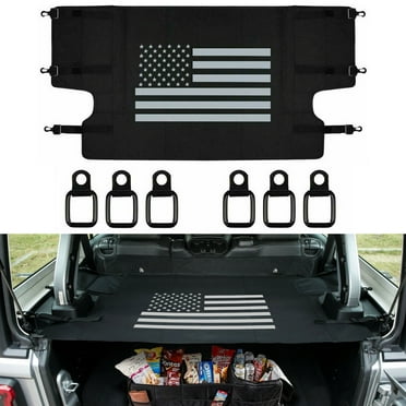 Rear Trunk Cargo Cover For Jeep Wrangler JK JKU 2007-2018 4-Door