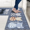 thumbnail image 6 of Kitchen Mats Cushioned Anti Fatigue 2 Piece Set, Waterproof Kitchen Mats for Floor Anti Fatigue, Cat Rug for Kitchen Floor Sink Area and Padded Kitchen Mat for Home Kitchen Decor 17"x30"+17"x47", 6 of 6