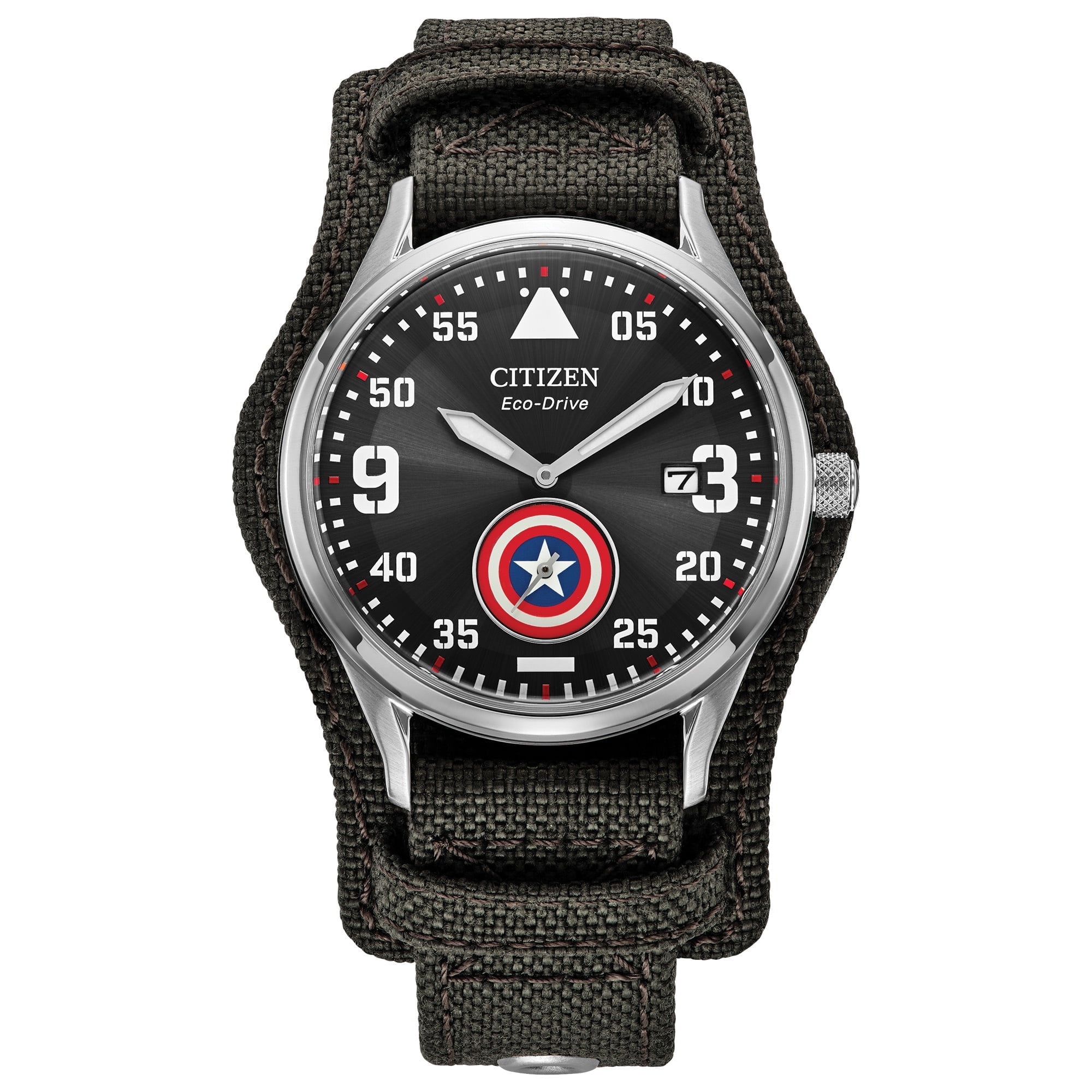●E.R.C. Citizen Men's Eco-Drive Marvel Hulk Smash Stainless Steel