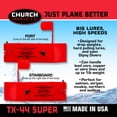 thumbnail image 4 of Church Tackle TX-44 Super Planer Board, Red, 4 of 4
