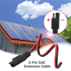 thumbnail image 4 of ckepdyeh 2 piezas Cable de extensión SAE de 18 AWG, conector rápido SAE de 2 pines, enchufe de desconexión, cable de enchufe SAE para panel de batería solar de 10 A, 1 pie/30 cm, 4 of 8