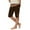 Brown, variant on LLYwey Girls' Bike Shorts - Summer High Waisted Athletic Shorts for Girls - Toddler Kids Solid Color Workout Running Yoga Shorts Leggings Elastic Waist Pull on Short Pants , New - MD22, Brown, 5T