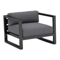 thumbnail image 3 of Recepción Love Seat Sofá Sillón Para Oficina Apartamento Negro Individual, 3 of 8