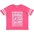 thumbnail image 3 of Inktastic Turners Syndrome Awareness Strength Courage Support Boys or Girls Toddler T-Shirt, 3 of 5