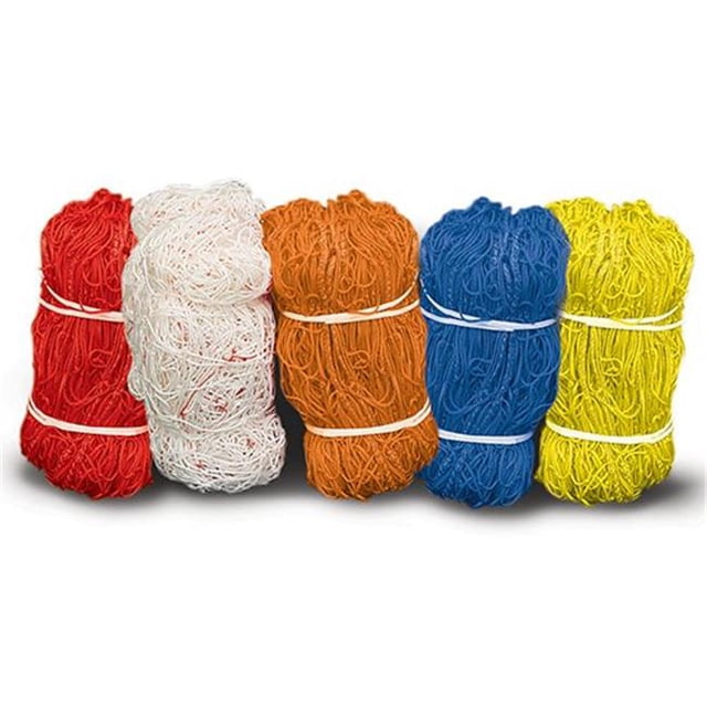 Filet de Soccer en Maille Carré de 3 mm et 4 Po, Blanc - 7 x 21 Po