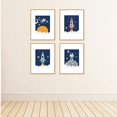 thumbnail image 3 of Big Dot of Happiness Blast Off to Outer Space - Unframed Rocket Ship Nursery and Kids Room Linen Paper Wall Art - Set of 4 - Artisms - 8 x 10 inches, 3 of 7