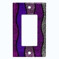 thumbnail image 5 of Metal Light Switch Plate Cover Colorful Safari African Tribal Art Pattern SFR025, 5 of 13