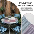 thumbnail image 2 of Abstract Colorful Round Tablecloth for 36-44 Inch Tables,Fitted Table Cover with Elastic Edge,Modern Geometric Grunge Art Ombre Waterproof Outdoor Table Cloth Protector for Patio Garden Dinner Picnic, 2 of 9