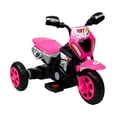 thumbnail image 1 of The Baby Shop Motocicleta Montable Rosa P/ Niños 3 Ruedas 6v C/ Sonido Y Luz, 1 of 8