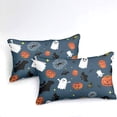 thumbnail image 5 of Move Over Cartoon Bedding Sets Queen Kids Duvet Cover Set Cute White Ghost and Pumpkin Pattern Microfiber No Filling, 5 of 6