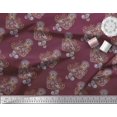 thumbnail image 3 of Soimoi polyester Crepe Fabric Artistic Paisley Printed Craft Fabric by the Yard 42 Inch Wide, 3 of 3