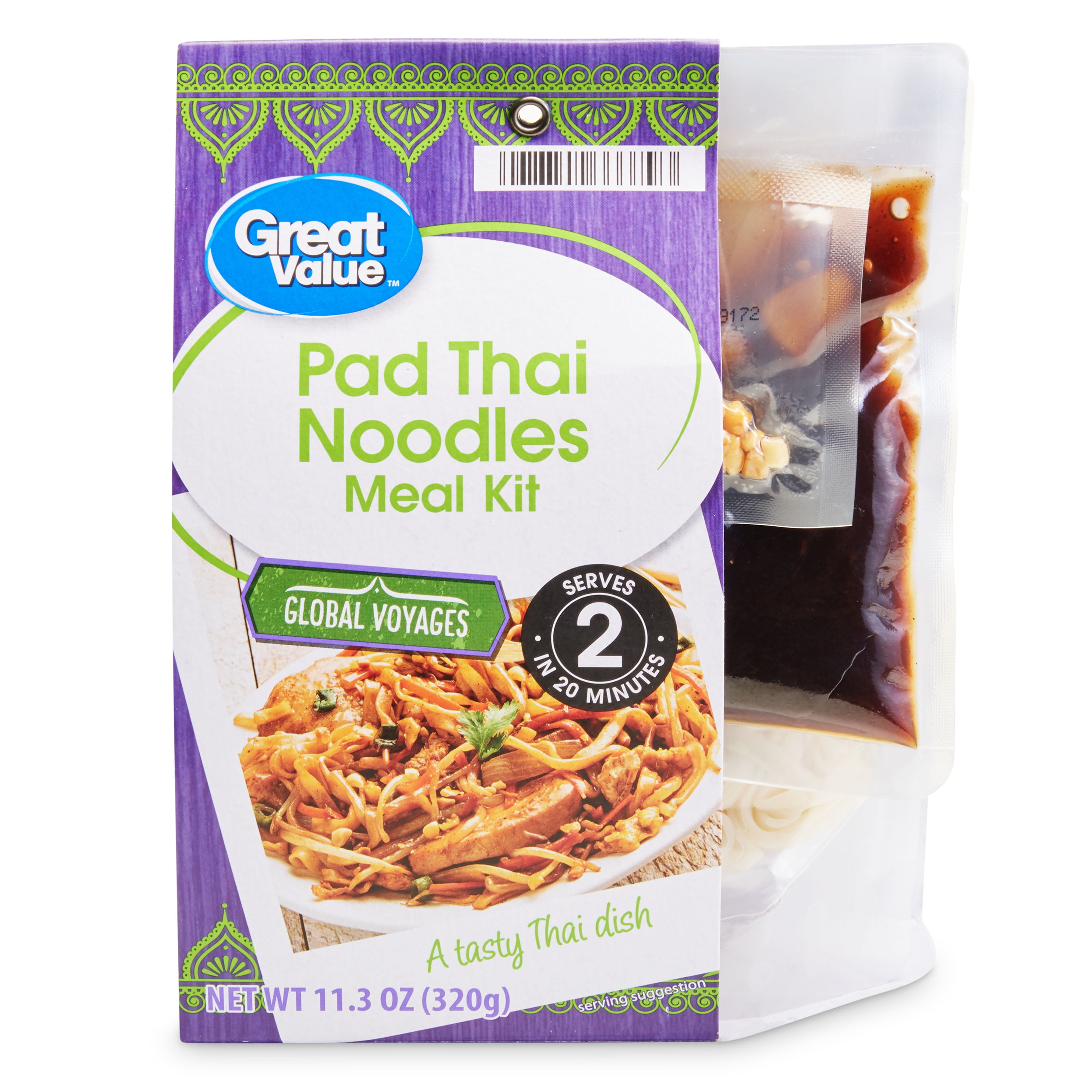 Great Value Pad Thai Noodle Kit 11.3 Oz