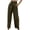 Green Pants for Women, variant on HAPIMO Wide Leg Loose Pants for Women Polka Dot Leisure Relaxed Daily High Waist Retro Trousers Trendy Clothes Black L