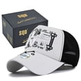 thumbnail image 4 of Sombrero de béisbol con protección solar para hombre, gorra de alta calidad, transpirable, sin caja de regalo, 4 of 4