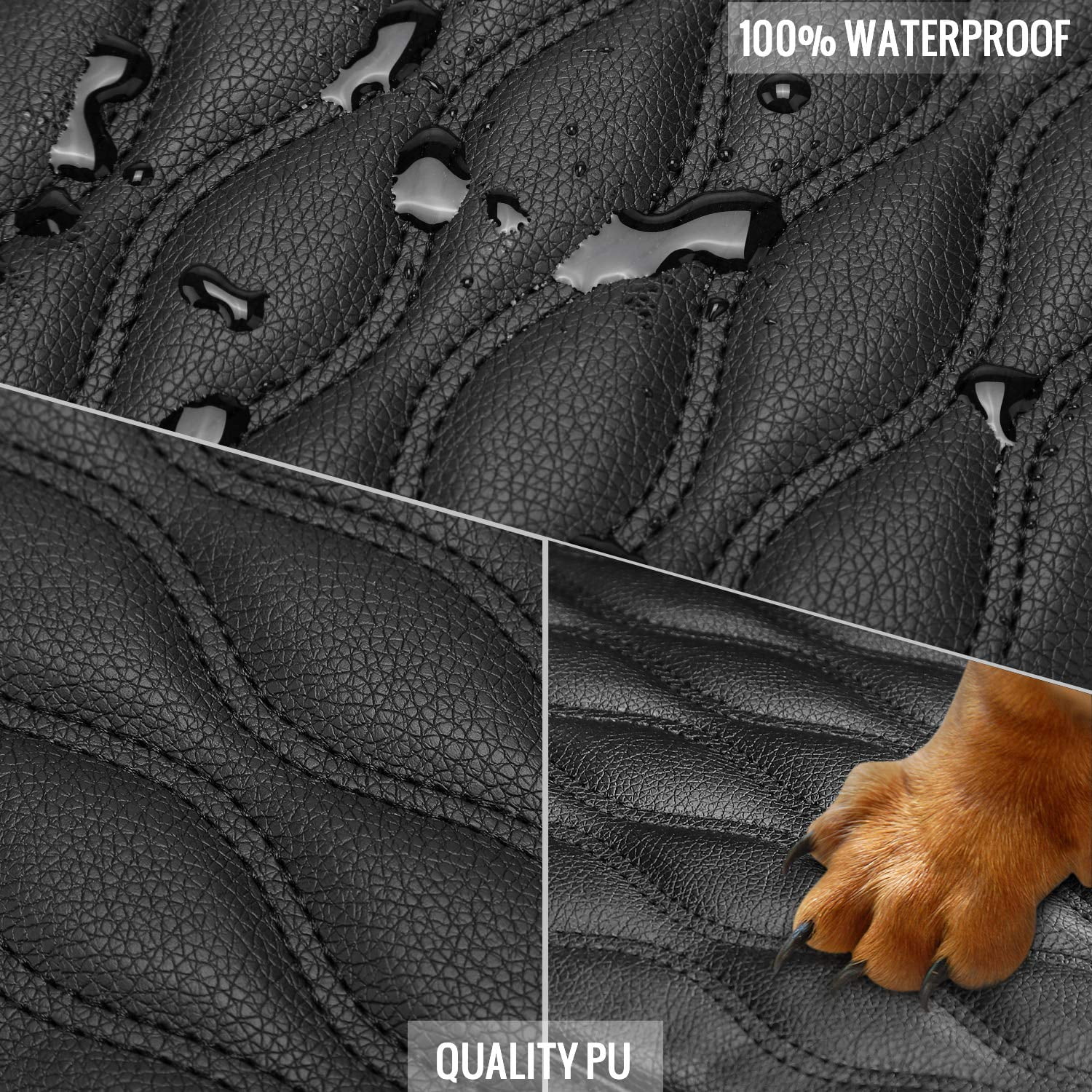 Car- Waterproof. Truck Center Console Pad, Universal Black Car Armrest Pad Car Armrest Seat Box Cover Protector for Most Vehicle SUV