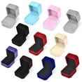thumbnail image 6 of Ring Box Velvet Jewelry Boxes Jewelry Display Cases Storage Box Wedding Ring Packaging Gift Box Counter Display Rings Wholesale 08, 6 of 6