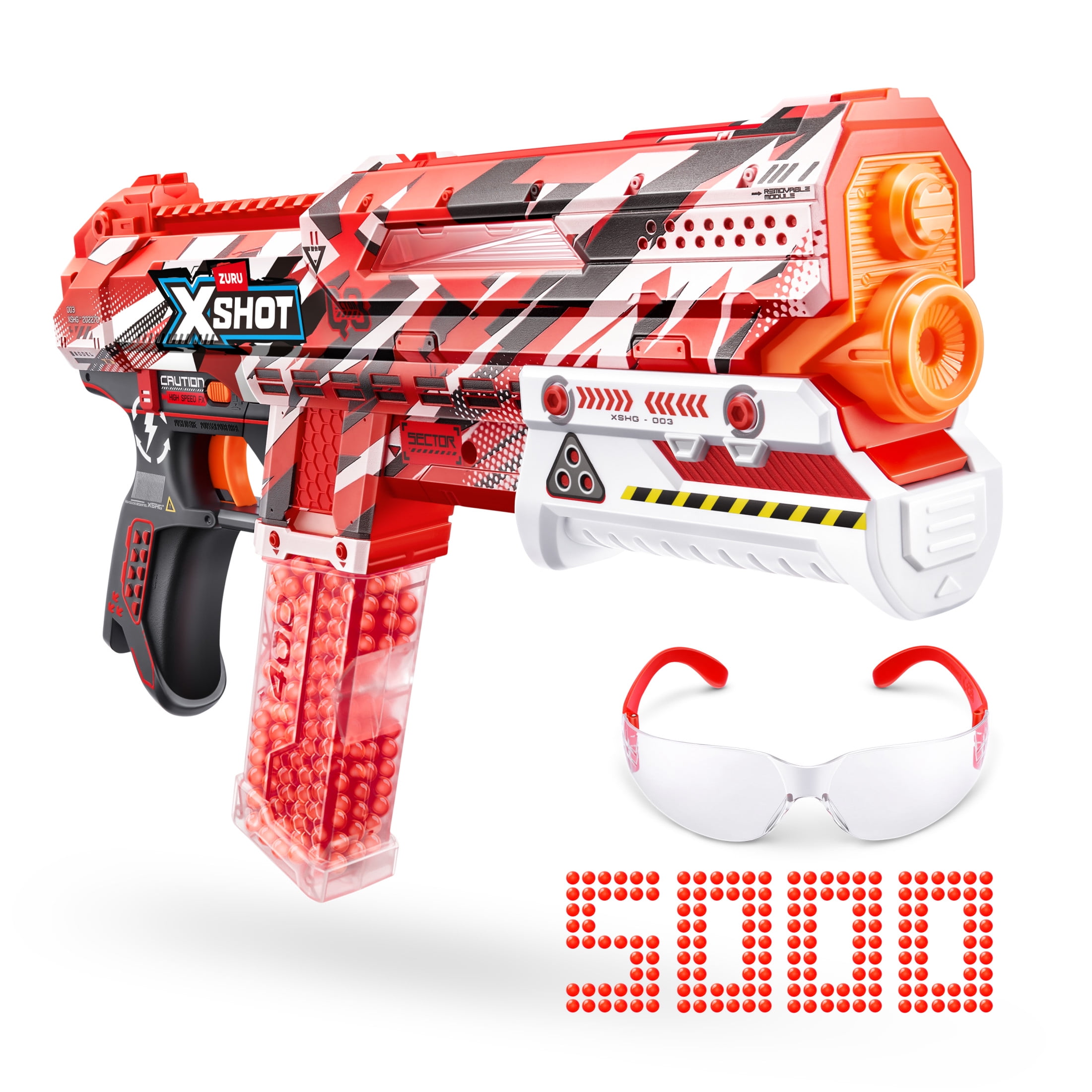 shotiel X-Shot Excel Double Reflex 6 Foam High-Perfromance Auto-Rotating