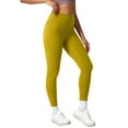 thumbnail image 2 of Mceream Leggings for Women Tummy Control Butt Lift High Waisted Unning Workout Leggings Breathable Stretchy Gym Workout Running Leggings Yellow XL, 2 of 5