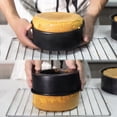 thumbnail image 6 of 3 Pcs Round Cake Pan Carbon Steel Removable Bottom Cheesecake Pans(6 Inch), 6 of 6