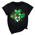 thumbnail image 4 of Lovzfmll Women's St. Patrick‘s Day Print Pullover, Short Sleeve Casual Round Neck Top, Festive Soft Tee, 4 of 5
