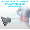 thumbnail image 5 of Lumbar Support Pillow for Office Chair, Memory Foam Lumbar Pillow for Lower Back Pain Relief (Grey), 5 of 7