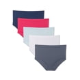 thumbnail image 2 of Women's Plus Seamless Brief Panties - 5 Pack, 2 of 7