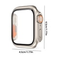 thumbnail image 3 of Caja De Reloj Estuche Para Reloj Con Protector De Marco De Vidrio Para Pantalla Para Apple Watch (Marfil 45 Mm) WDOplteas Para estrenar, 3 of 3