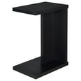 thumbnail image 4 of Clower Engineered Wood C-Shaped Sofa Side Table Black, 4 of 10
