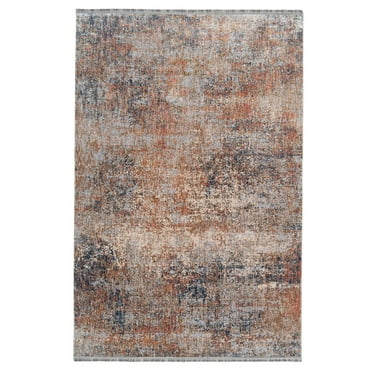 Kukoon Multi Contemporary Design Distressed Tones Living Room Rug