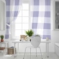 thumbnail image 5 of Fsddascl Purple Plaid Blackout Curtains for Bedroom/Living Room, Thermal Insulated Kitchen Curtains, Spring Summer Farmhouse Buffalo Checkered Grommet Darkening Window Treatment Drapes 42"x45"x2, 5 of 8
